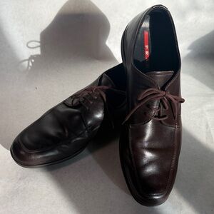 Prada Men's Dark Brown Oxfords